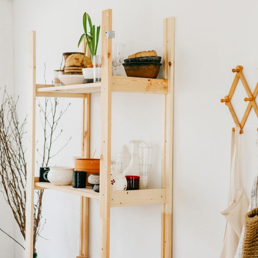 Kitchen shelves